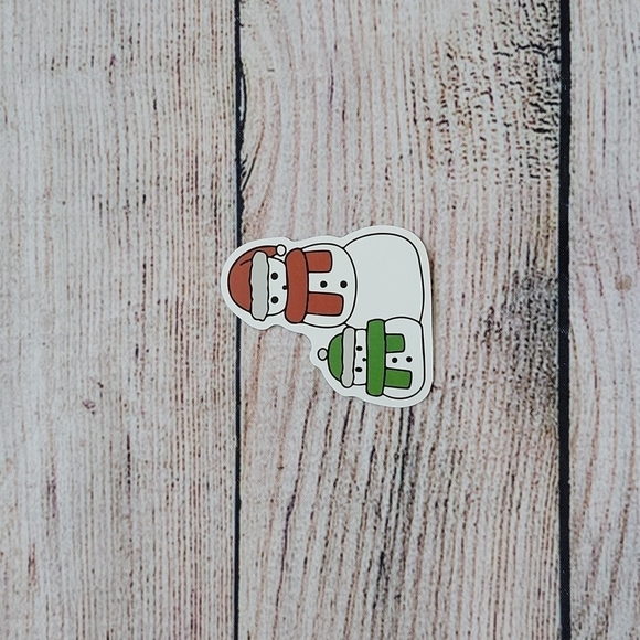 Snowmen Sticker NEW - Picture 2 of 4